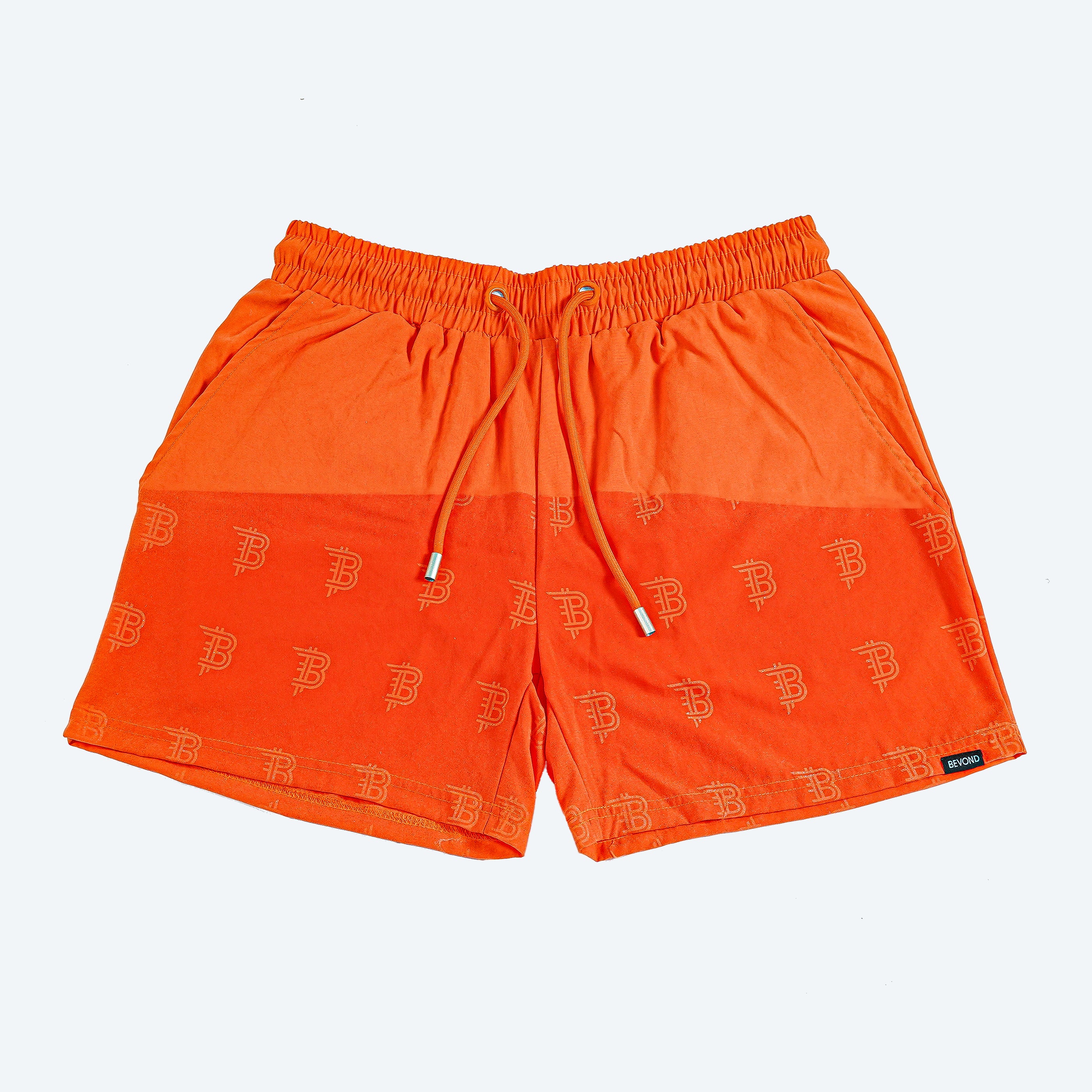 Orange Water-Reactive Swim Shorts - Unique & Vibrant Swimwear