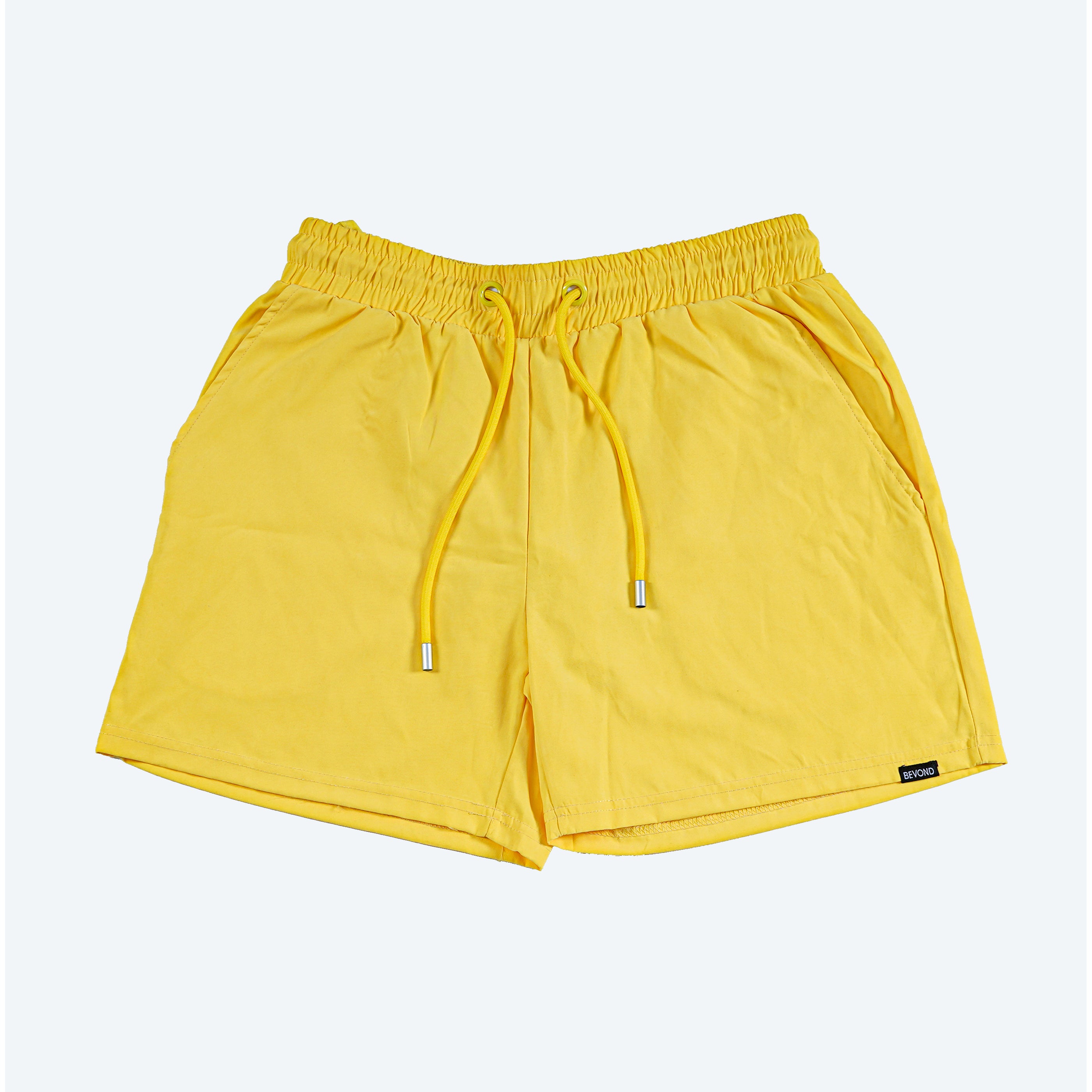 Yellow Water-Reactive Swim Shorts - Fun & Stylish Swimwear