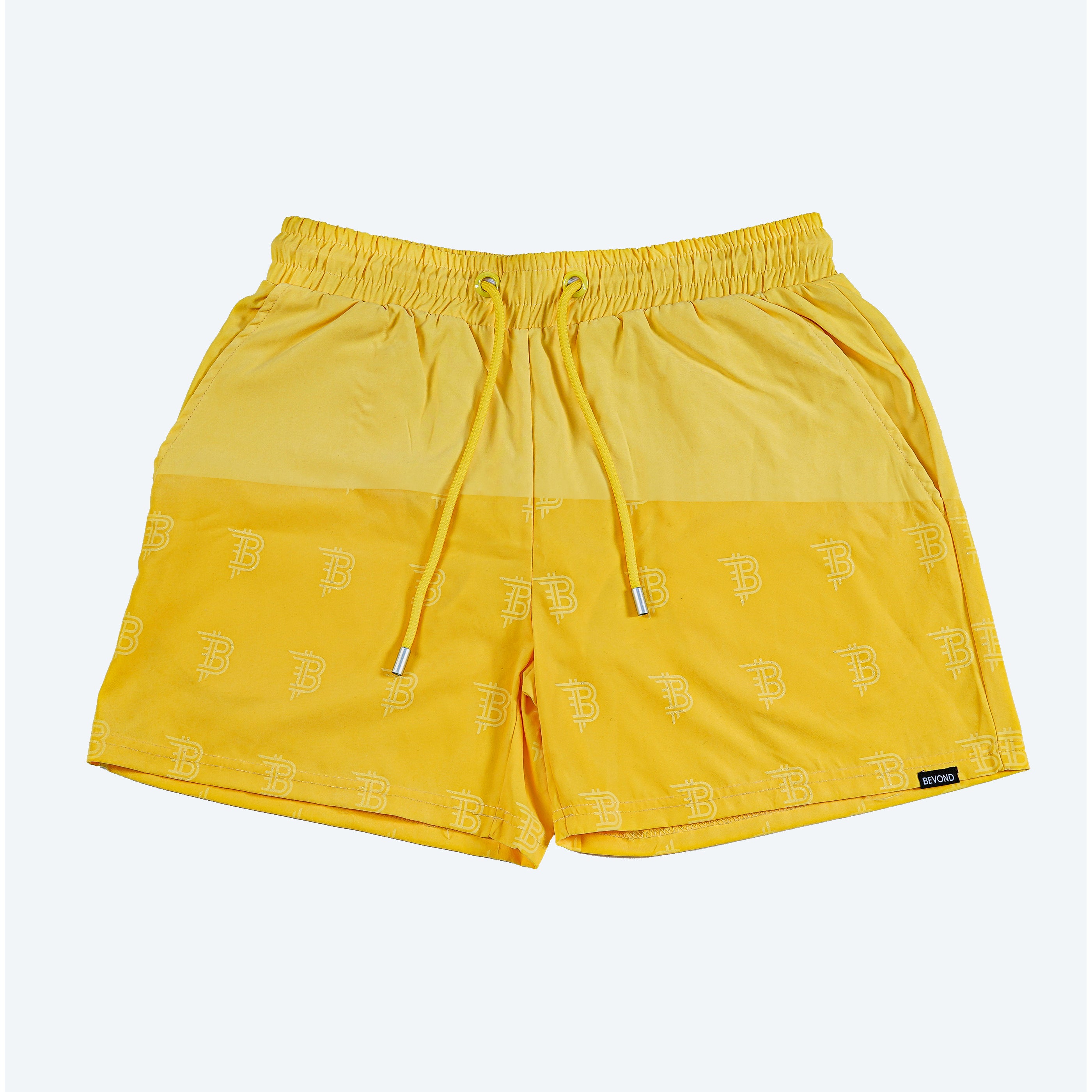 Yellow Water-Reactive Swim Shorts - Fun & Stylish Swimwear