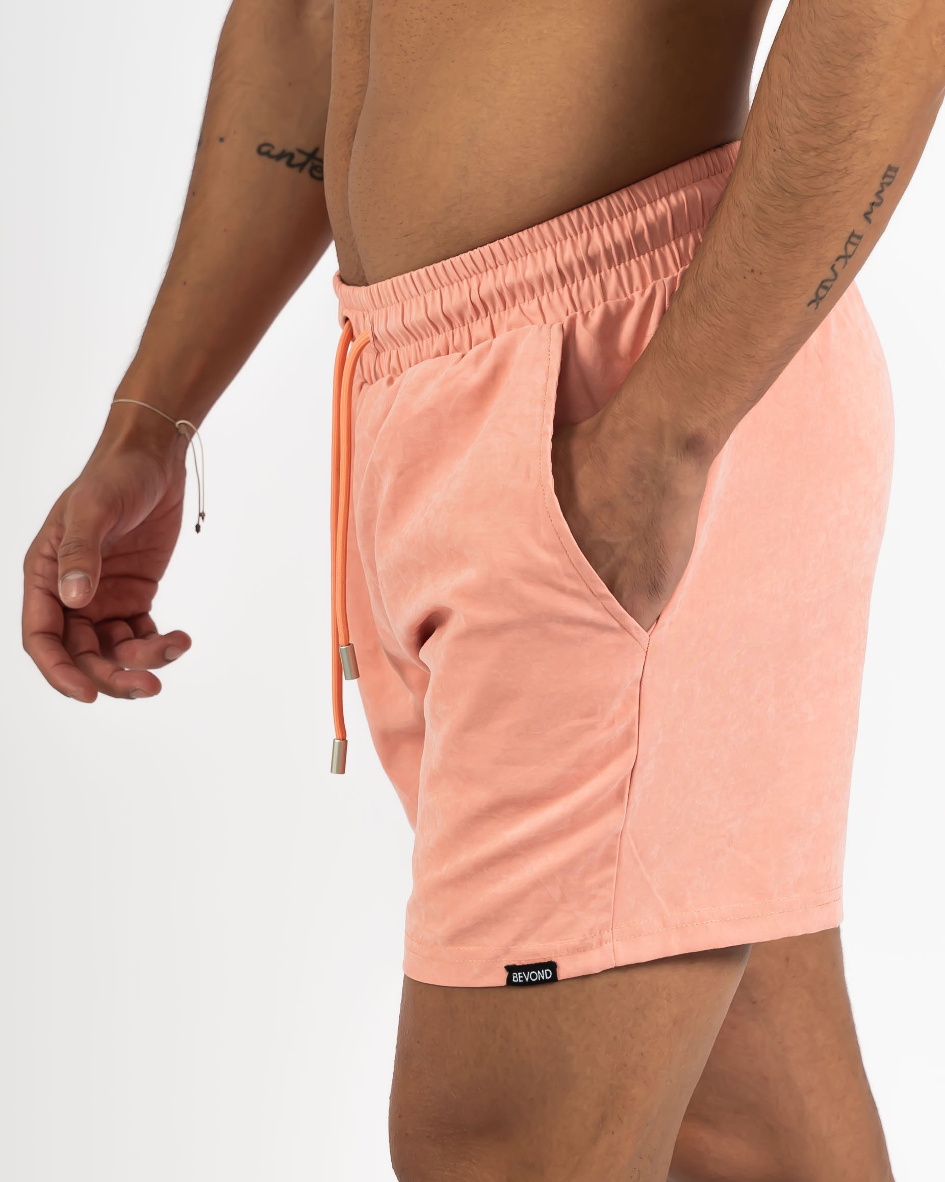 Pink Water-Reactive Swim Shorts - Stylish & Fun Swimwear