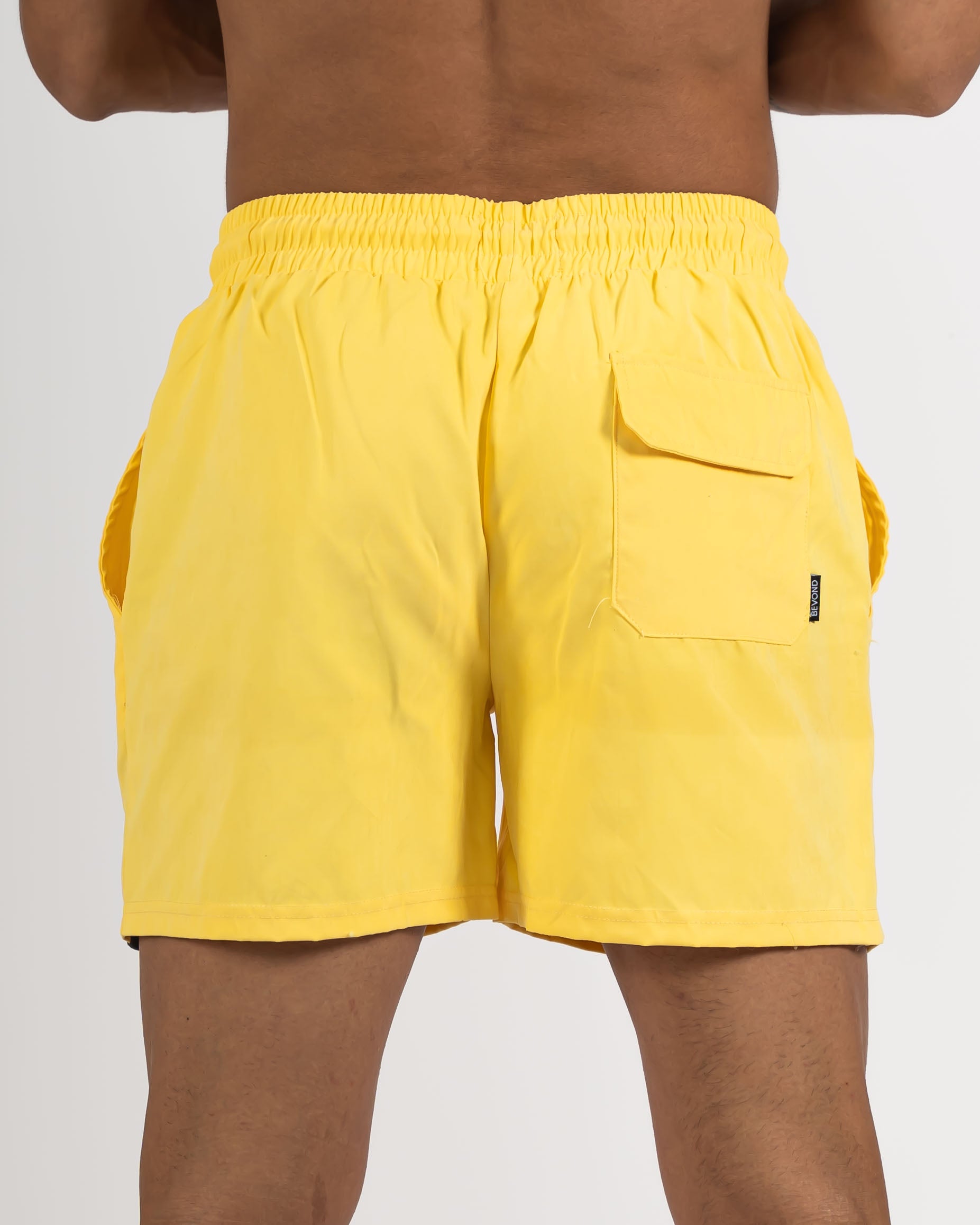 Yellow Water-Reactive Swim Shorts - Fun & Stylish Swimwear