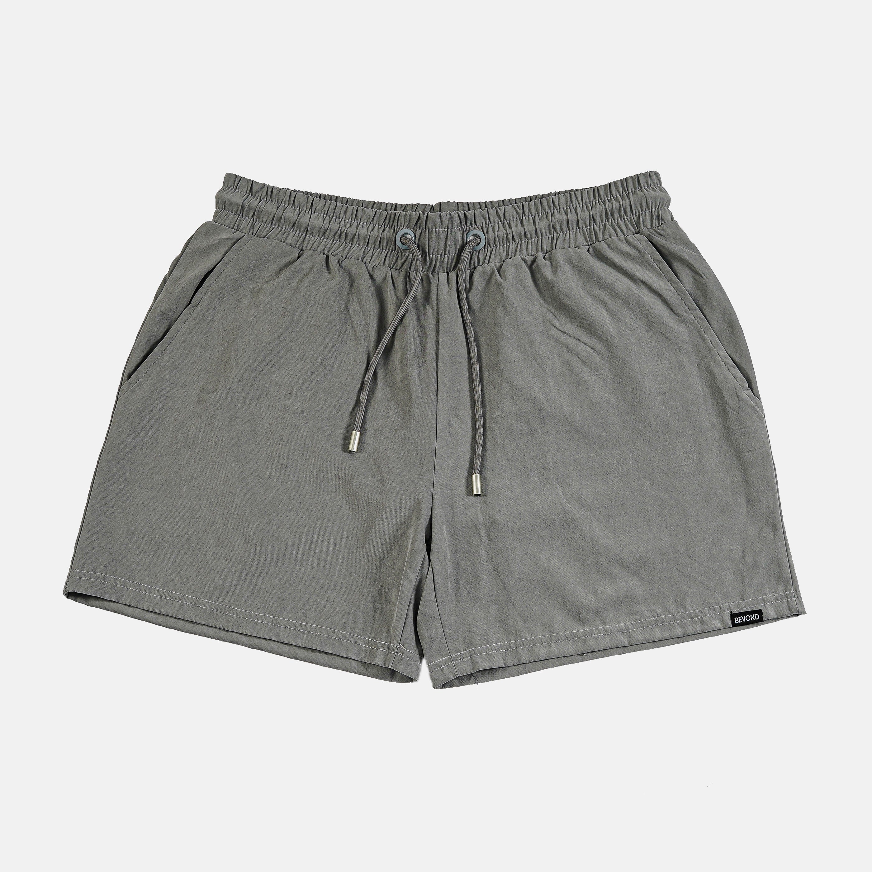 GREY WATER-REACTIVE SWIM SHORTS - BEVOND™